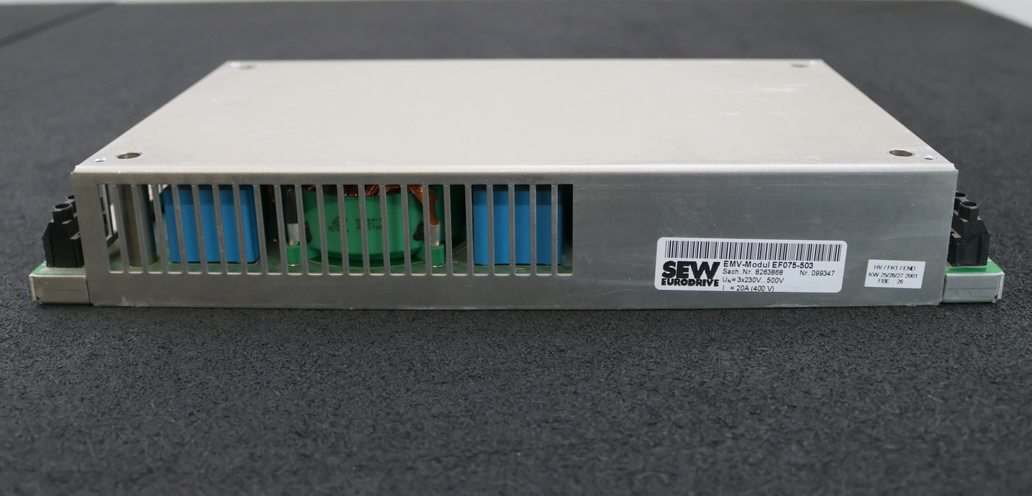 Bild des Artikels SEW-EMV-Modul-EF075-503-Sach.Nr.-8263868-UN:-3x230…500V-20A-gebraucht