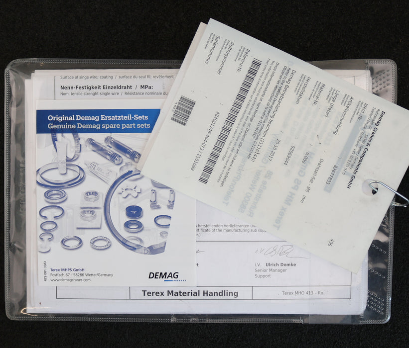 Bild des Artikels DEMAG-6m-Drahtseil-Set-Id.Nr.:-82677833-DrahtØ-5mm-Drahtlänge-6m-unbenutzt