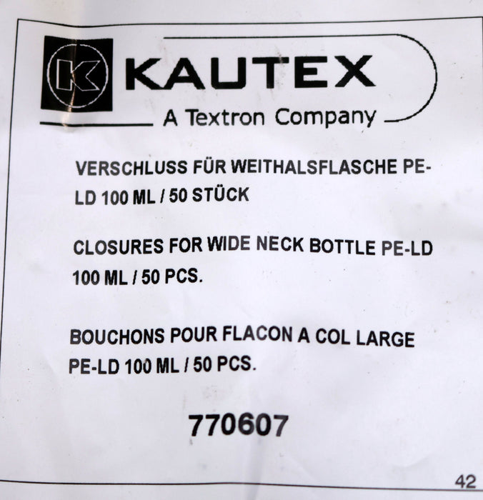 Bild des Artikels KAUTEX-22x-50ml-Weithalsflasche-PE-LD-mit-Deckel-Art.Nr.-303770528-unbenutzt