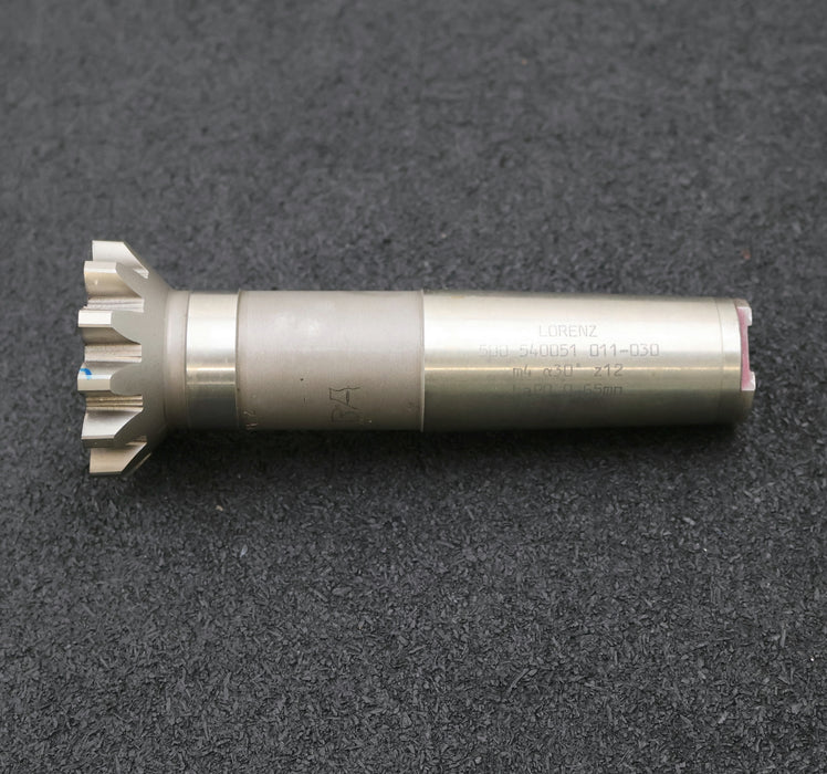 Bild des Artikels LORENZ-Schaftschneidrad-gear-shaper-m=-4mm-30°-EGW-Z=-12-Aufnahme-MK4-Rest-6,5mm