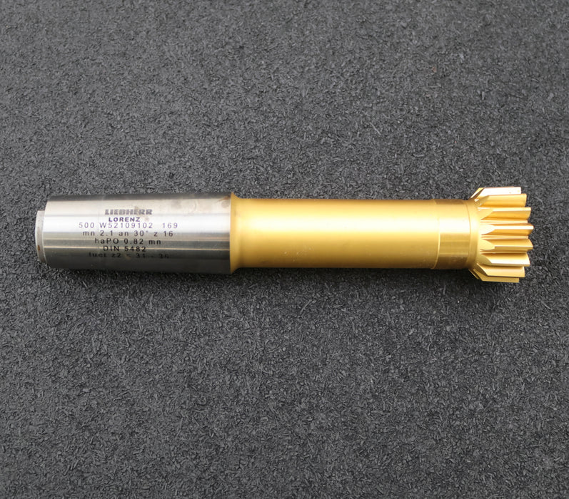 Bild des Artikels LIEBHERR-Schaftschneidrad-gear-shaper-m=-2,1mm-30°-EGW-Z=-16-Aufnahme-MK4