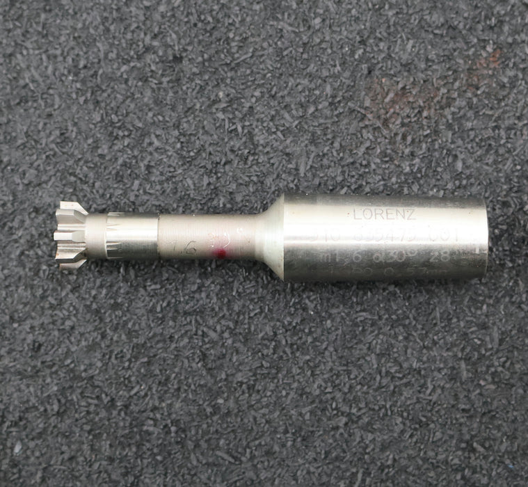Bild des Artikels LORENZ-Schaftschneidrad-gear-shaper-m=-1,6mm-30°-EGW-Z=-8-Aufnahme-MK2-Rest-4mm
