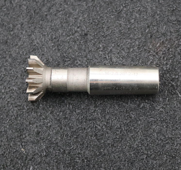 Bild des Artikels LORENZ-Schaftschneidrad-gear-shaper-m=-2mm-20°-EGW-Z=-12-Aufnahme-MK2-Rest-4mm