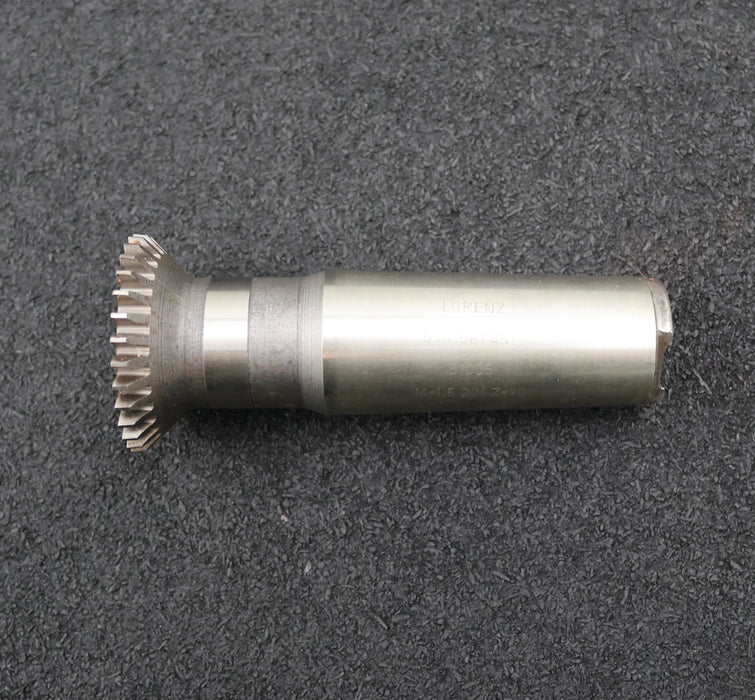 Bild des Artikels LORENZ-Schaftschneidrad-gear-shaper-m=-1,5mm-20°-EGW-Z=-30-Aufnahme-MK4-Rest-3mm