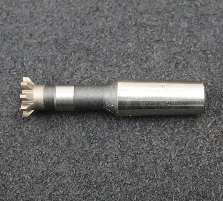 Bild des Artikels LORENZ-Schaftschneidrad-gear-shaper-m=-2mm-30°-EGW-Z=-9-Aufnahme-MK2-Rest-2mm