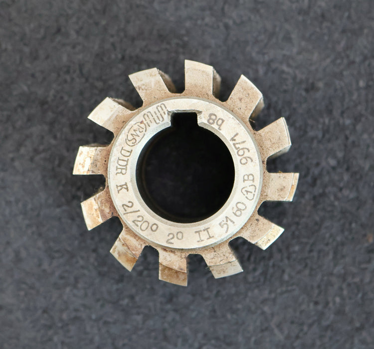 Bild des Artikels PWS-Zahnrad-Wälzfräser-gear-hob-m=-2mm-20°-EGW-Ø63x48xØ27mm-mit-LKN-BPII