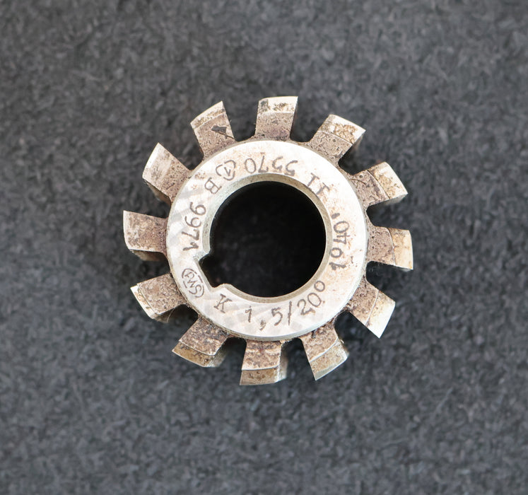 Bild des Artikels PWS-Zahnrad-Wälzfräser-gear-hob-m=-1,5mm-20°-EGW-Ø56x39xØ22mm-mit-LKN-BPII