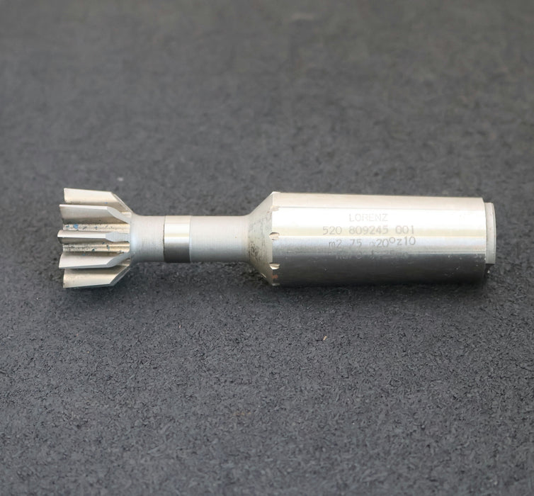 Bild des Artikels LORENZ-Schaftschneidrad-gear-shaper-m=-2,75mm-20°-EGW-Z=-10-Aufnahme-MK4