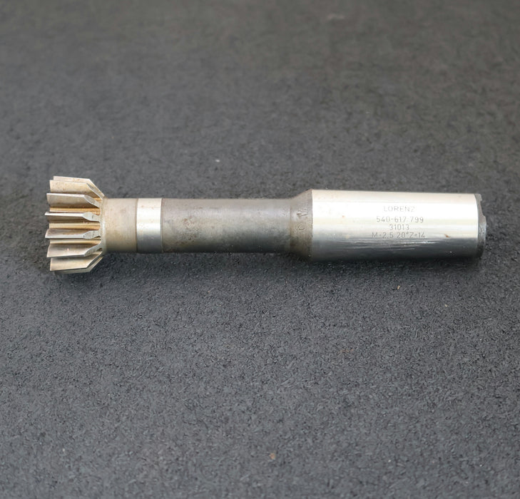 Bild des Artikels LORENZ-Schaftschneidrad-m=-2,5mm-20°-EGW-Z=-14-Aufnahme-MK4-Rest-15mm