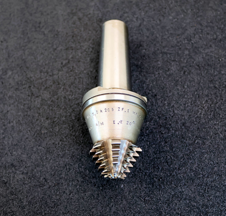 Bild des Artikels KLINGELNBERG-Palloid-Wälzfräser-m=-1,5-20°-EGW-Zahnform-I-1-gg.-Re.-8-Spannuten