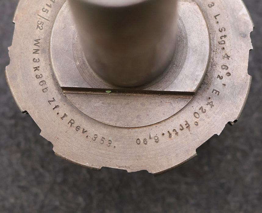 Bild des Artikels KLINGELNBERG-Palloid-Wälzfräser-m=-3-20°-EGW-Zahnform-I-1-gg.-Links-Rest-50%