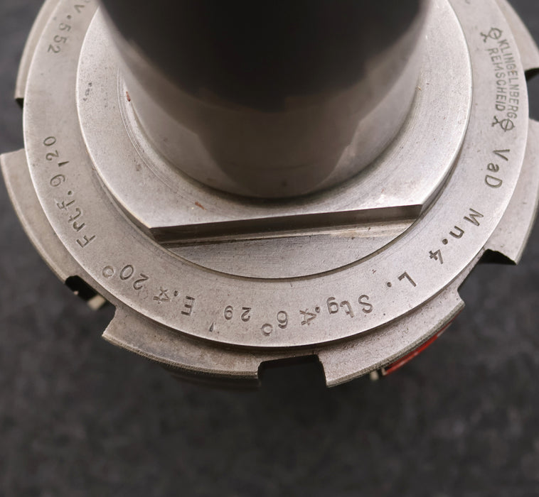 Bild des Artikels KLINGELNBERG-Palloid-Wälzfräser-m=-4-20°-EGW-Zahnform-I-1-gg.-Links-8-Spannuten