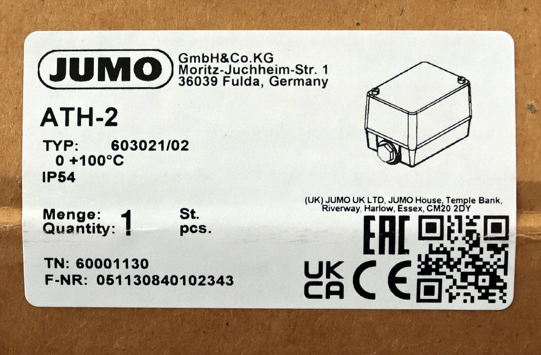 Bild des Artikels JUMO-Temperaturwechter-ATH-2-Typ-603021/02-T80-IP54-1K/min-230VAC