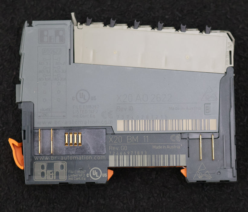 Bild des Artikels B&R-AUTOMATION-analoges-Ausgangsmodul-Typ-X20-AO-2622-mit-Busmodul-X20-BM-11
