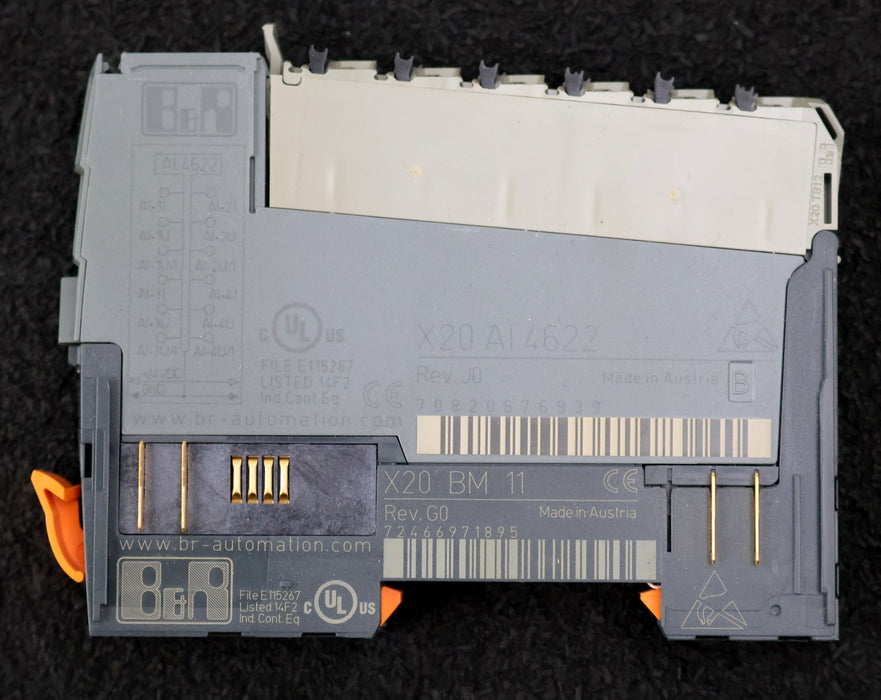 Bild des Artikels B&R-AUTOMATION-analoges-Eingangsmodul-Typ-X20-AI-4622-mit-Busmodul-X20-BM-11