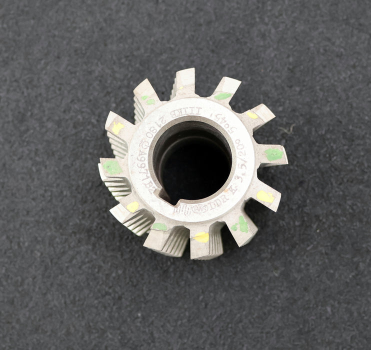 Bild des Artikels PWS-Zahnrad-Wälzfräser-gear-hob-m=3,5mm-20°-EGW-BPIII-DIN-3972-2gg.-Rechts