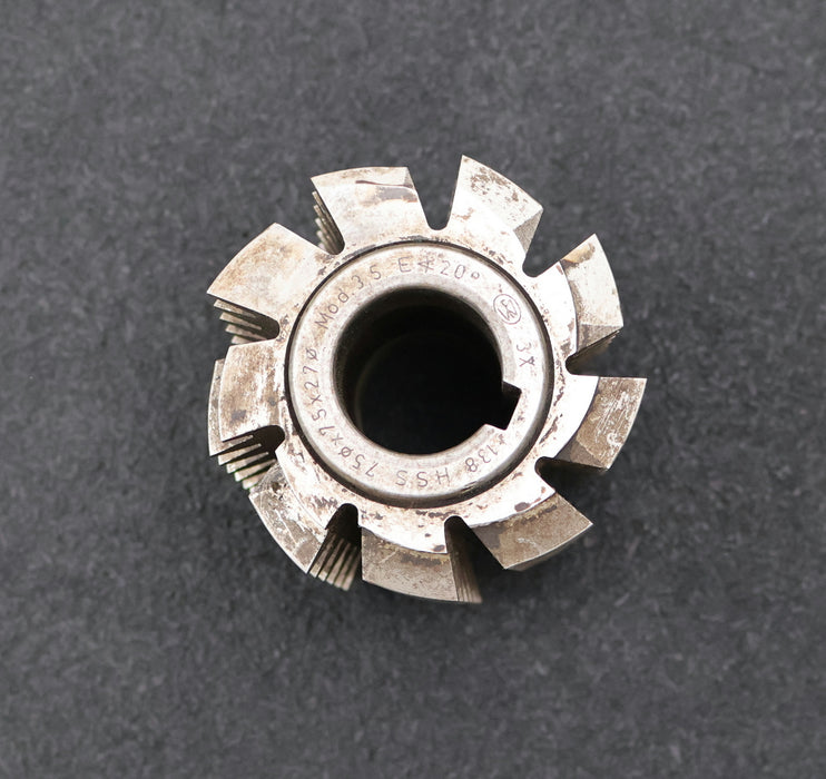 Bild des Artikels PWS-Zahnrad-Wälzfräser-gear-hob-m=3,5mm-20°-EGW-Ø75x75xØ27mm-LKN