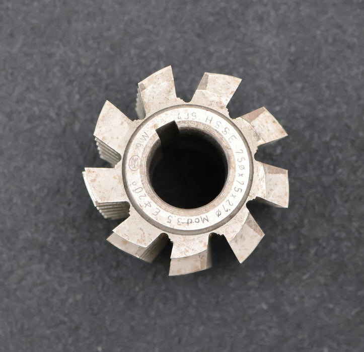 Bild des Artikels PWS-Zahnrad-Wälzfräser-gear-hob-m=3,5mm-20°-EGW-Ø75x75xØ27mm-mit-LKN
