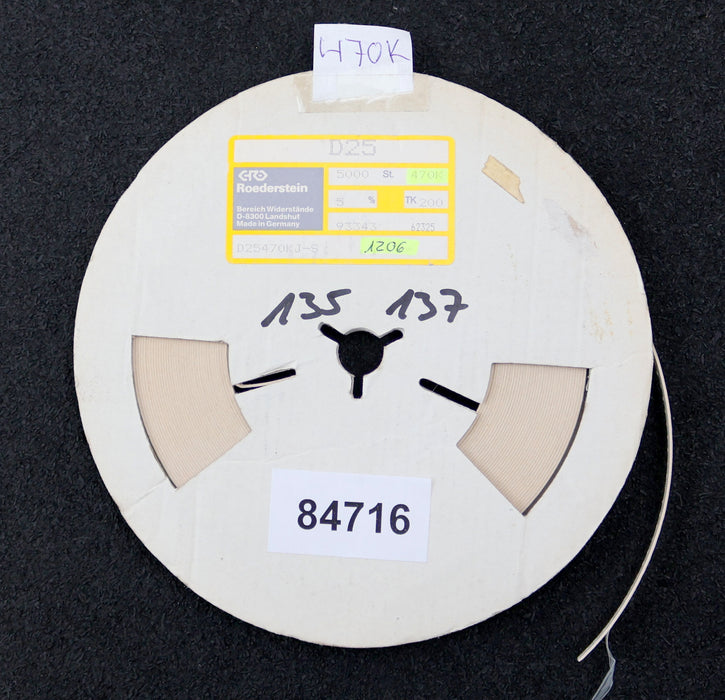 Bild des Artikels EPCOS-3000x-SMD-Widerstand-470kΩ-1206-D25-470000-Ohm-Model-D25470KJ-S-unbenutzt