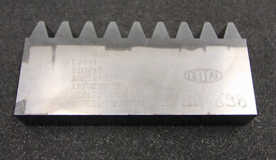 DELTAL Hobelkamm rack cutter für MAAG-Wälzhobelmaschinen m= 4 EGW 20° 115x20mm