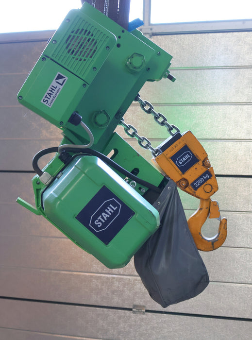 STAHL Elektrokettenzug Typ T616-8/2.0 2/1 - 1600daN Haupthub 8m/min - geprüft
