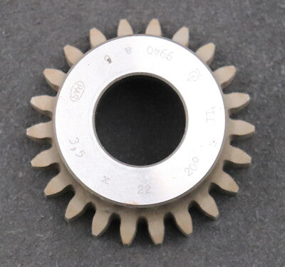 PWS Glockenschneidrad m= 3,5mm EGW 20° Z= 22 BP II Ø87x39xØ1 1/4" gebraucht