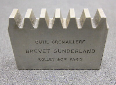 ROLLET PARIS Hobelkamm rack cutter für MAAG-Wälzhobelmaschinen m= 3,5 EGW 29°
