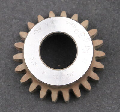PWS Glockenschneidrad m= 3,5mm EGW 20° Z= 22 BP II Ø87x42xØ1 1/4" gebraucht