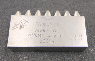 DELTAL Hobelkamm rack cutter für MAAG-Wälzhobelmaschinen m= 4 EGW 20° 88x20mm