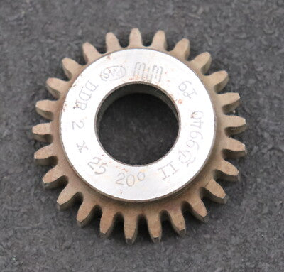 PWS Glockenschneidrad m= 2mm EGW 20° Z= 25 BP II Ø54x19xØ20mm gebraucht