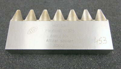 DELTAL Hobelkamm rack cutter für MAAG-Wälzhobelmaschinen m= 5,5 EGW 20° 120x20mm