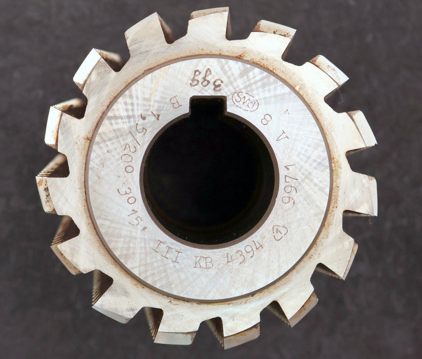 PWS Zahnrad-Wälzfräser gear hob m= 1,5mm 20° EGW Ø85x78xØ32mm mit LKN BPIII