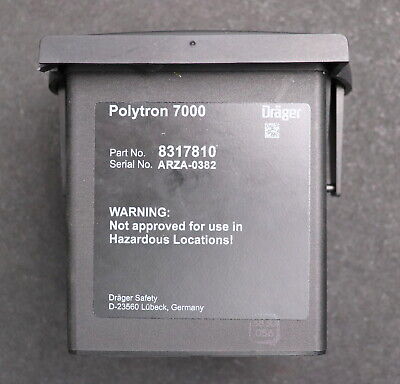 DRÄGER POLYTRON 7000 modulares Gaswarngerät + P3U Remote Adapter 8317810+8317270