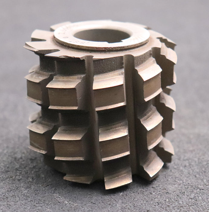 Keilwellenwälzfräser 6 Keile 10,3x40,3x48 mit Höcker Fertigfräser Ø75x66xØ27mm