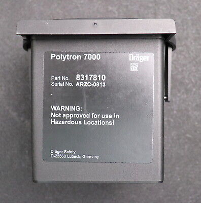 DRÄGER POLYTRON 7000 modulares Gaswarngerät + P3U Remote Adapter 8317810+8317998