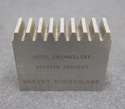 ROLLET PARIS Hobelkamm rack cutter für MAAG-Wälzhobelmaschinen DP 11 EGW 29° Z=9