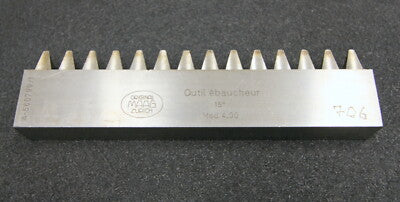 MAAG Hobelkamm rack cutter für MAAG-Wälzhobelmaschinen m= 4,00 EGW 15° 175x20mm