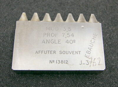 ROLLET PARIS Hobelkamm rack cutter für MAAG-Wälzhobelmaschinen m= 3,5 EGW 20°
