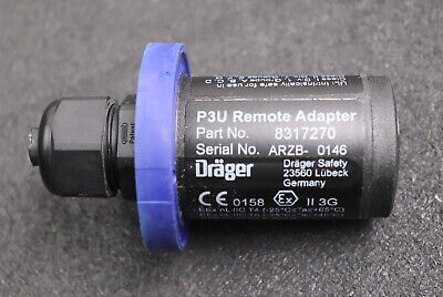 DRÄGER POLYTRON 7000 modulares Gaswarngerät + P3U Remote Adapter 8317810+8317270