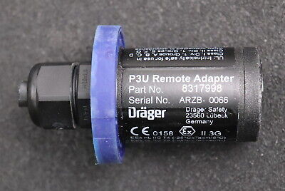 DRÄGER POLYTRON 7000 modulares Gaswarngerät + P3U Remote Adapter 8317810+8317998