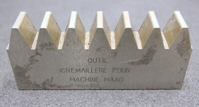 DELTAL Hobelkamm rack cutter für MAAG-Wälzhobelmaschinen m= 5,5 EGW 20° 120x20mm