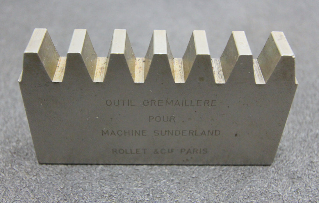 ROLLET PARIS Hobelkamm rack cutter für MAAG-Wälzhobelmaschinen m= 4,5 EGW 29°