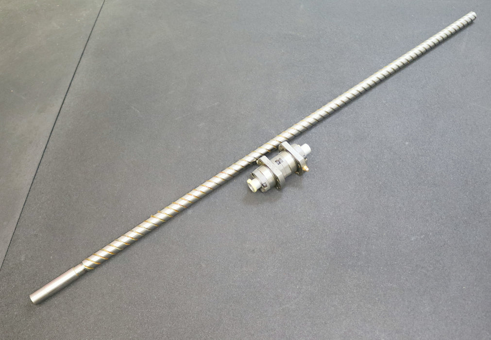 KURODA / JAPAN Kugelrollspindel mit 2x Mutter No. GH2040QS-HEZR-1010 3-gängig