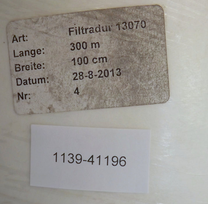 Bild des Artikels FILTRADUR-13070-1-Rolle-Filtervlies-Vliesrolle-Bandfilter-Vliesfilter-100cmx300m