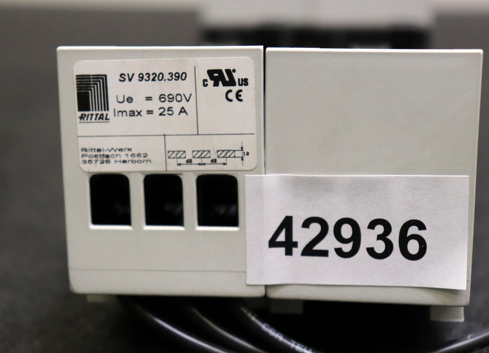 RITTAL SV-Multifunktions-Geräteadapter SV 9320.390 Bemessungsstrom In=25A Ue=690