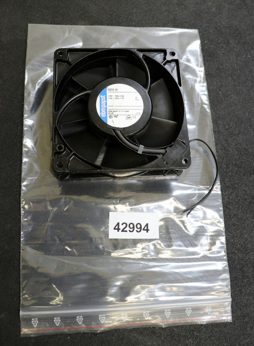 EMB PAPST Axial-Lüfter 5908 W 127x127x38mm 115VAC 50Hz 18W 115VAC 60Hz 17W