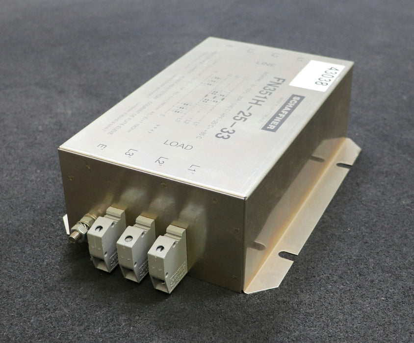 SCHAFFNER Entstörfilter FN351H-25-33 3x520VAC 25-60Hz 25A gebraucht