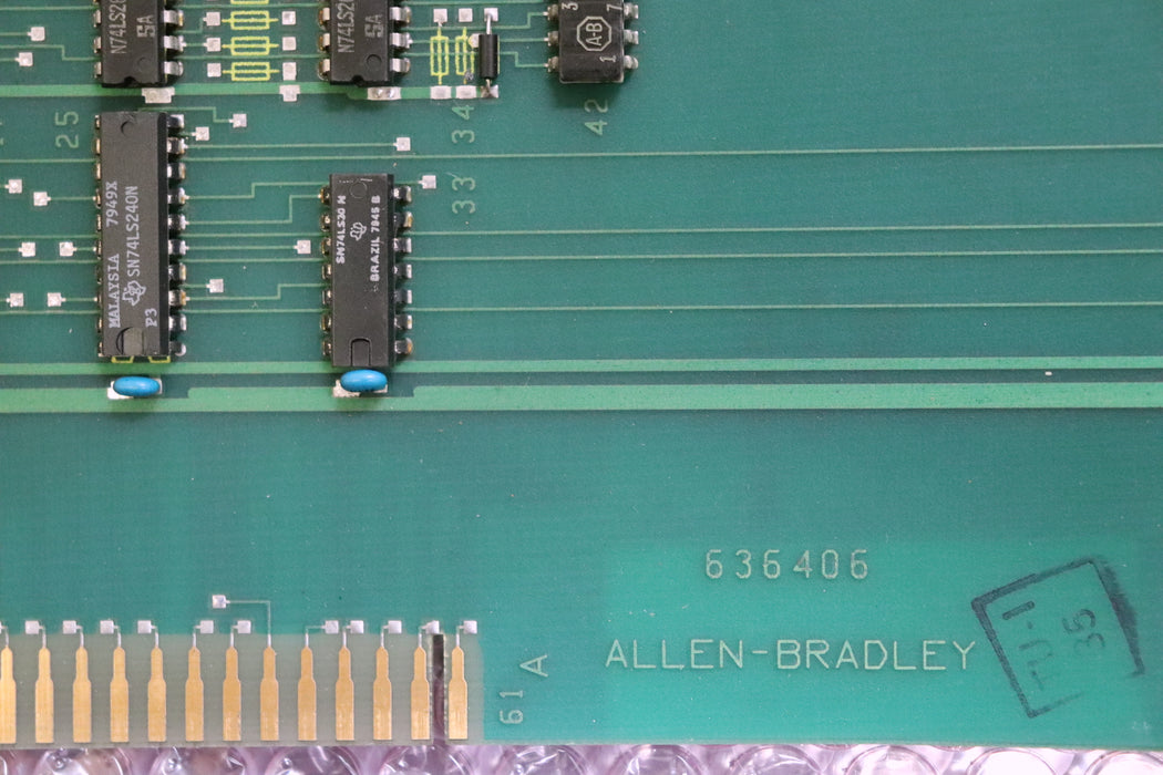 ALLEN BRADLEY PC Input Module P/N 636406-01 Rev FT-2 Series ABC gebraucht ok