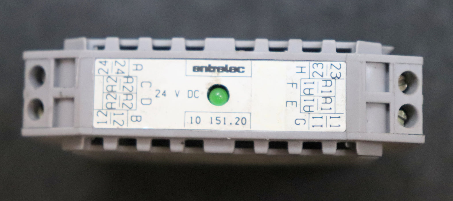 ENTRELEC Rely Terminal Block 10151-20 24VDC gebraucht