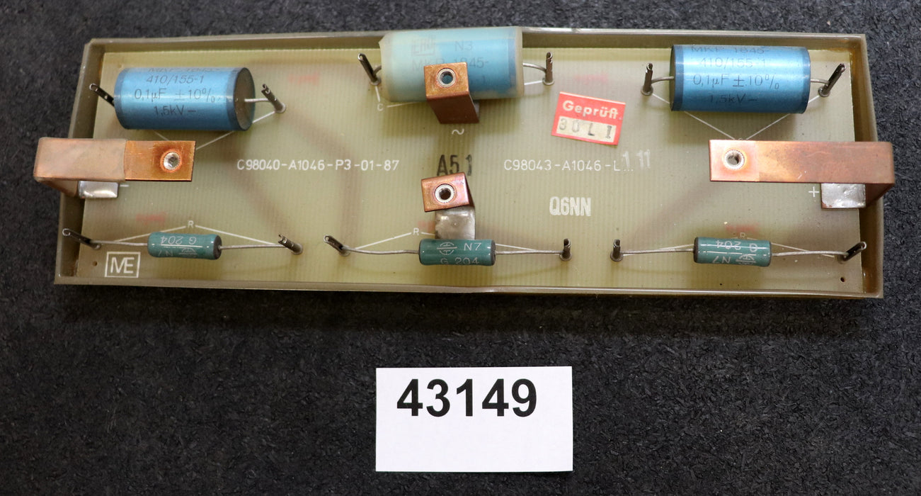 SIEMENS SIMOREG L1 11 Modul C98040-A1046-P3-01-87 gebraucht - geprüft - ok